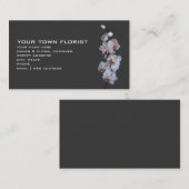 モダンな花屋の名刺-蘭 名刺 (正面/裏面)