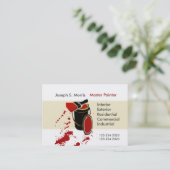 モダンな芸術家の巧みな家絵画 名刺 (スタンド正面)