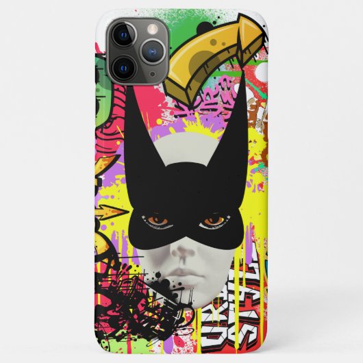 モダンな落書き エレガントでユニークな鮮やかなペイント Case-Mate iPhoneケース (裏面)