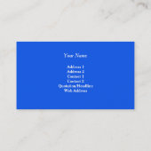 モダンな葉のデザインの芸術のスタジオの名刺 名刺 (裏面)