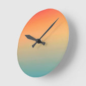 モダンな虹の空の多彩の時計の普通サイズ ラウンド壁時計 (傾斜)