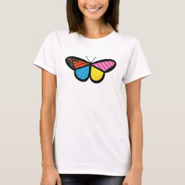 モダンな蝶のTシャツ Tシャツ