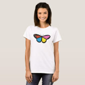 モダンな蝶のTシャツ Tシャツ (正面フル)