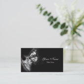 モダンな蝶名刺 名刺 (スタンド正面)