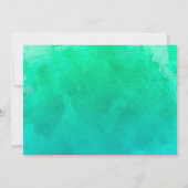 モダンな蝶結婚式招待状 招待状 (裏面)