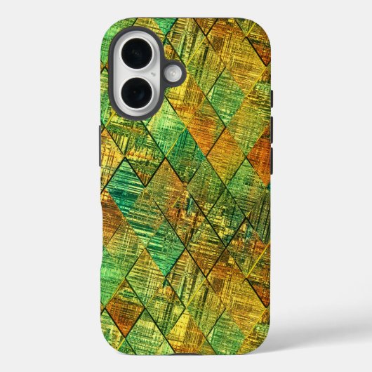 モダンな装飾的幾何学ステンドグラス Case-Mate iPhoneケース (裏面)