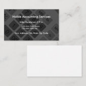 モダンな計算機CPAの会計士 名刺 (正面/裏面)