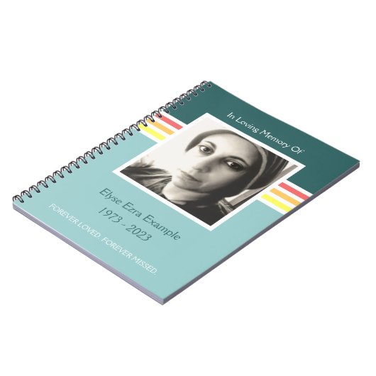 モダンな記念の来客名簿 ノートブック (左側)