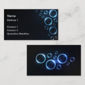 モダンな訪問カード 名刺 (正面/裏面)