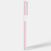 モダンな赤いさくらんぼとピンクのストライプの名前 Case-Mate iPhoneケース (裏面 / 右)