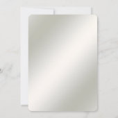 モダンな赤いクリスマスホリデーパーティーの招待状 招待状 (裏面)