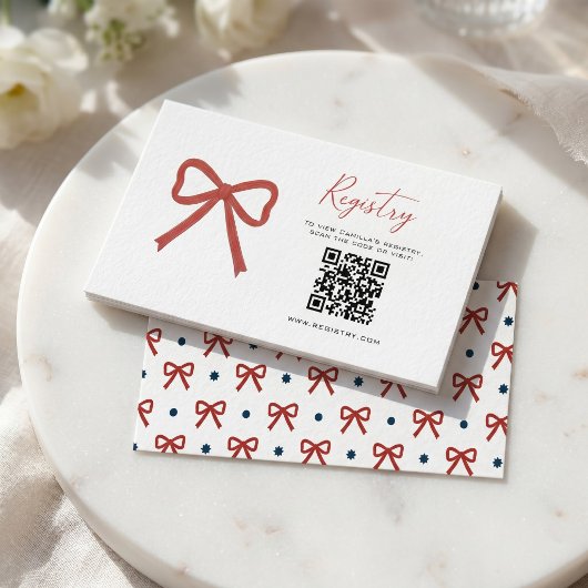 モダンな赤いテーマの結婚式デザイン エンクロージャーカード