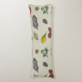 モダンな赤いバード ボディピロー (正面縦)