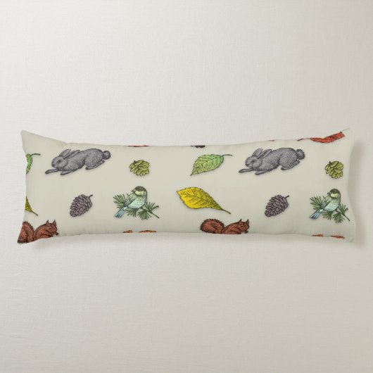 モダンな赤いバード ボディピロー (正面)