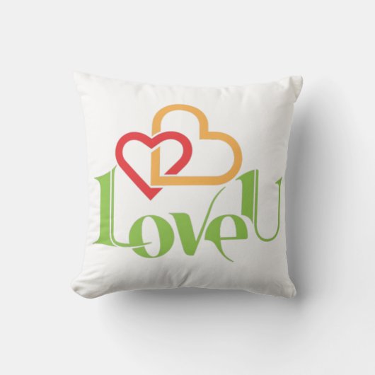 モダンな赤と青のタータン柄スロー枕 クッション (正面)