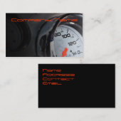 モダンな車両限界が付いているスタイリッシュな名刺 名刺 (正面/裏面)