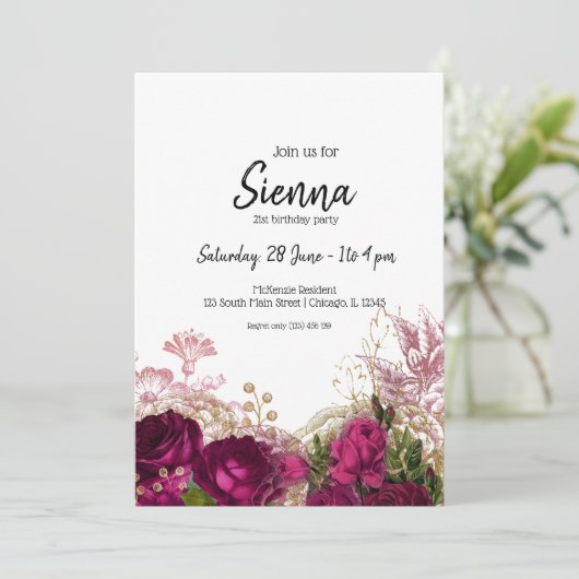 モダンな輝きとエレガンスの花、あらゆるシーンに 招待状 (スタンド正面)