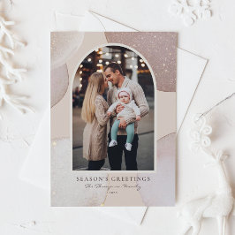 モダンな輝きを放つシーズン・グリーティングの写真 シーズンカード