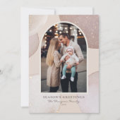モダンな輝きを放つ季節の挨拶写真 シーズンカード (正面)