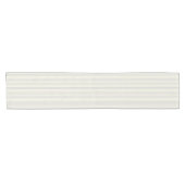 モダンな農家の灰色のクリーム色のカチカチ音をたてるストライプ ショートテーブルランナー (横)