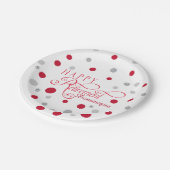 モダンな退職パーティーは7インチの紙皿をめっきします ペーパープレート (アングル)