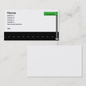 モダンな通り 名刺 (正面/裏面)