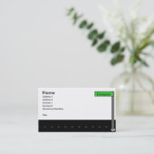 モダンな通り 名刺 (スタンド正面)