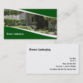 モダンな造園のデザイン 名刺 (正面/裏面)