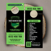 モダンな造園 芝刈り マーケティング ドアノブサイン