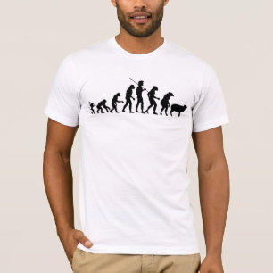 モダンな進化のワイシャツ Tシャツ