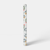 モダンな野の花の植物学模様 SAMSUNG GALAXYケース (左側面)