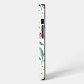 モダンな野の花の模様 iPhoneケース (左側面)