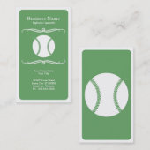 モダンな野球 名刺 (正面/裏面)