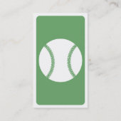 モダンな野球 名刺 (裏面)