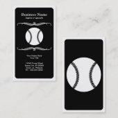 モダンな野球 名刺 (正面/裏面)