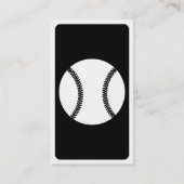 モダンな野球 名刺 (裏面)