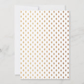 モダンな金ゴールドのはっきりしたなレタリング|の写真の保存日付 セーブザデート (裏面)