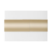 モダンな金ゴールドホイル 招待状ベリーバンド (裏面例)