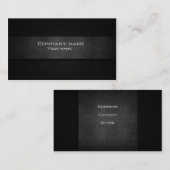 モダンな金属の名刺 名刺 (正面/裏面)