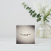 モダンな金属ブラウンの金ゴールドの正方形の名刺 スクエア名刺 (スタンド正面)