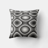 モダンな銀製の金属 クッション (裏面)