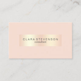 モダンな銅のばら色の金ゴールド及び赤面のピンクのコンサルタント 名刺