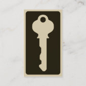 モダンな鍵 名刺 (裏面)