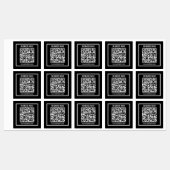モダンな防水QRコードを今すぐ作成 ラベル (シート)