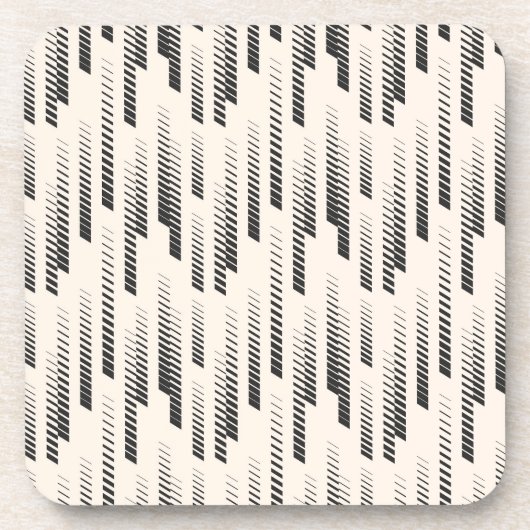 モダンな雨パターン コースター (正面)