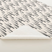 モダンな雨パターン シェルパブランケット (3/4)