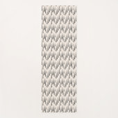 モダンな雨パターン ヨガマット (正面)