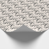 モダンな雨パターン ラッピングペーパー (角)