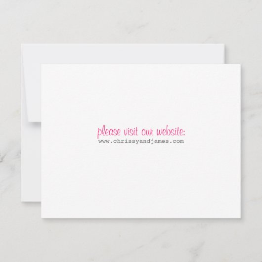 モダンな電報カード保存日付 セーブザデート (裏面)