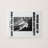 モダンな電気(ニコラ・テスラ)の守護聖人 ジグソーパズル (横)